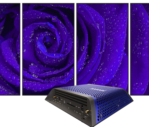 Expert multi-headed 8k player with quad output, elite HTML, PoE, full open GL