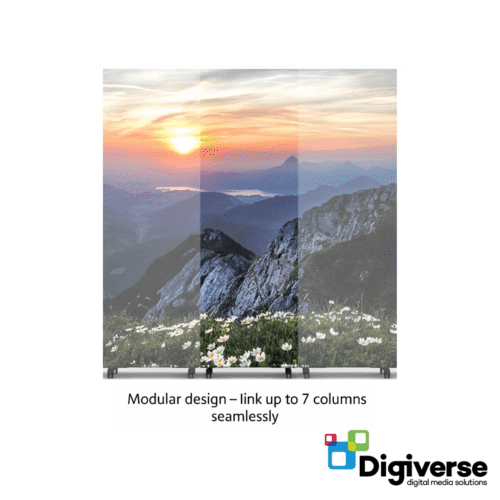 DV-LED Freestanding Totem (2,200 cd/m²) - 3x1 Column