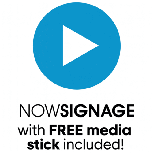 NowSignage 1 Year License with FREE Technovia Media Stick