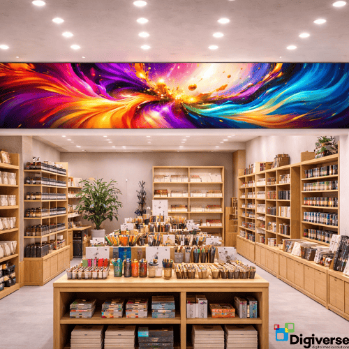 P4 156" DV-LED Shop Fascia Display