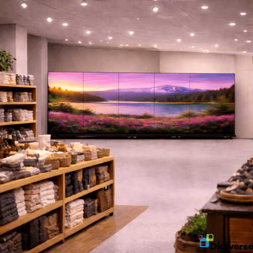 P2.5 DV-LED Freestanding Totem (2,200 cd/m²) - 5x1 Column