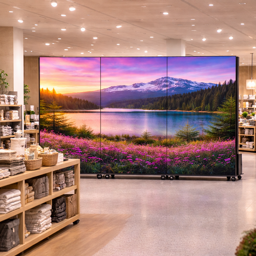 GOB P1.8 DV-LED Freestanding Totem (800 cd/m²) - 3x1 Column